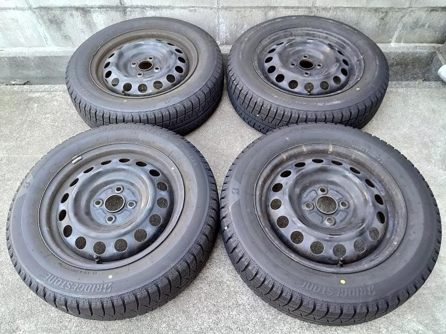 冬 2024年【富山】トヨタ純正 175/65R15 アクア ヤリス ヴィッツ