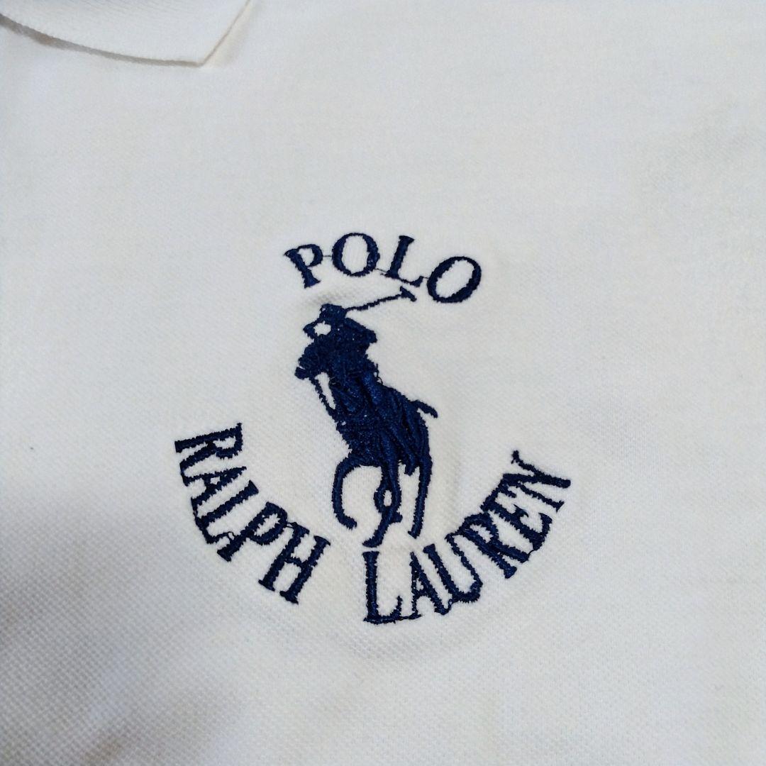 美品 大きめ ラルフローレン オックスフォード 鹿の子 半袖 Tシャツ 個性的