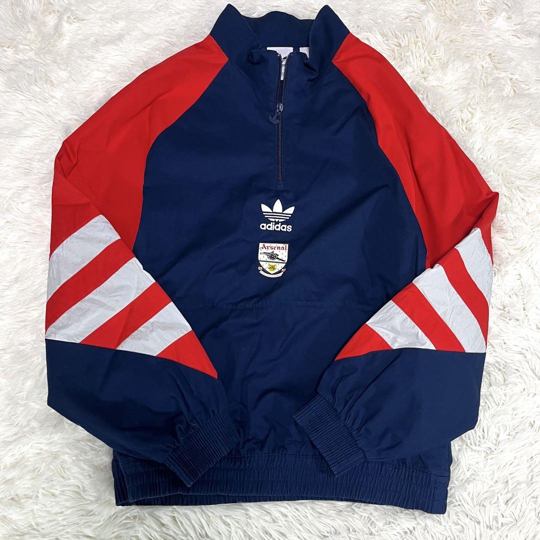 ✩タグ付き未使用品・超希少✩ adidas アーセナル ハーフジップ ジャケット よっしー様 激レア】アーセナル adidas ハーフジップジャケット