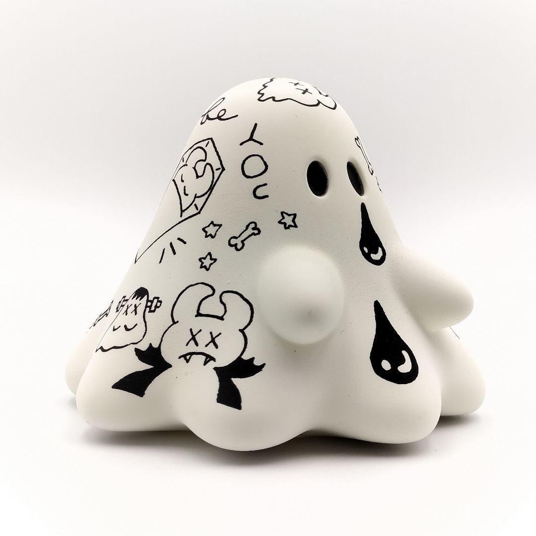 美品★ UAMOU ウアモウ ビッグおばけちゃん 直筆 一点物 画像2
