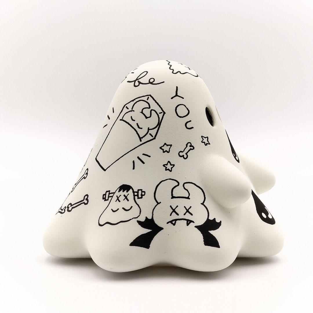 美品★ UAMOU ウアモウ ビッグおばけちゃん 直筆 一点物 画像3