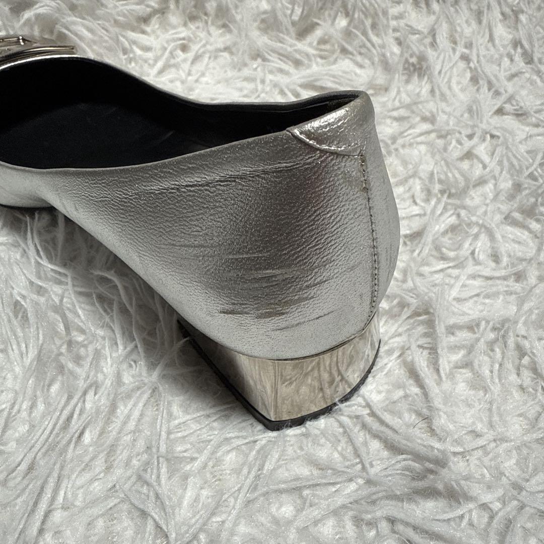 Roger Vivier バレエシューズ　グリッター　シルバー