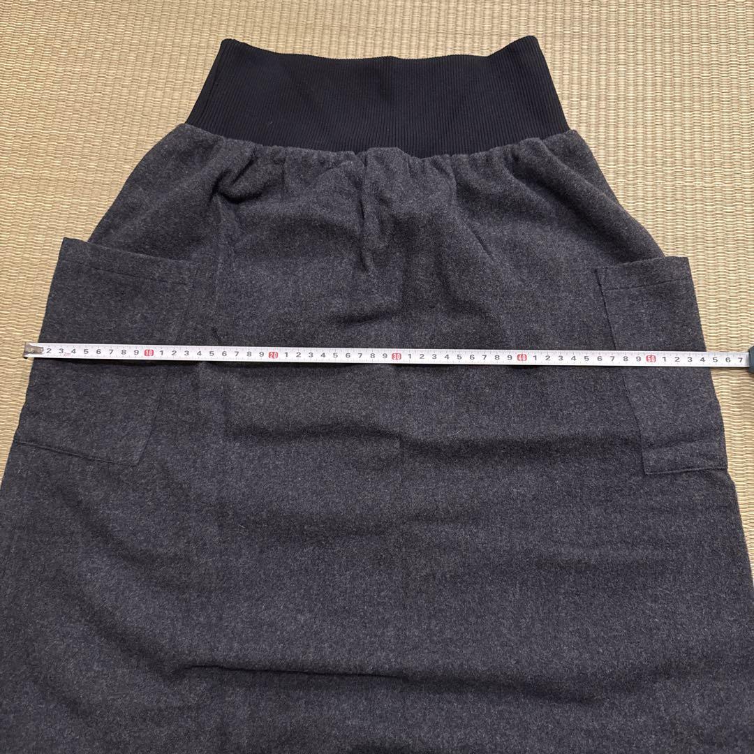 アニエスベー 未使用タグ付き ロングスカート ポケット 定価36,300円