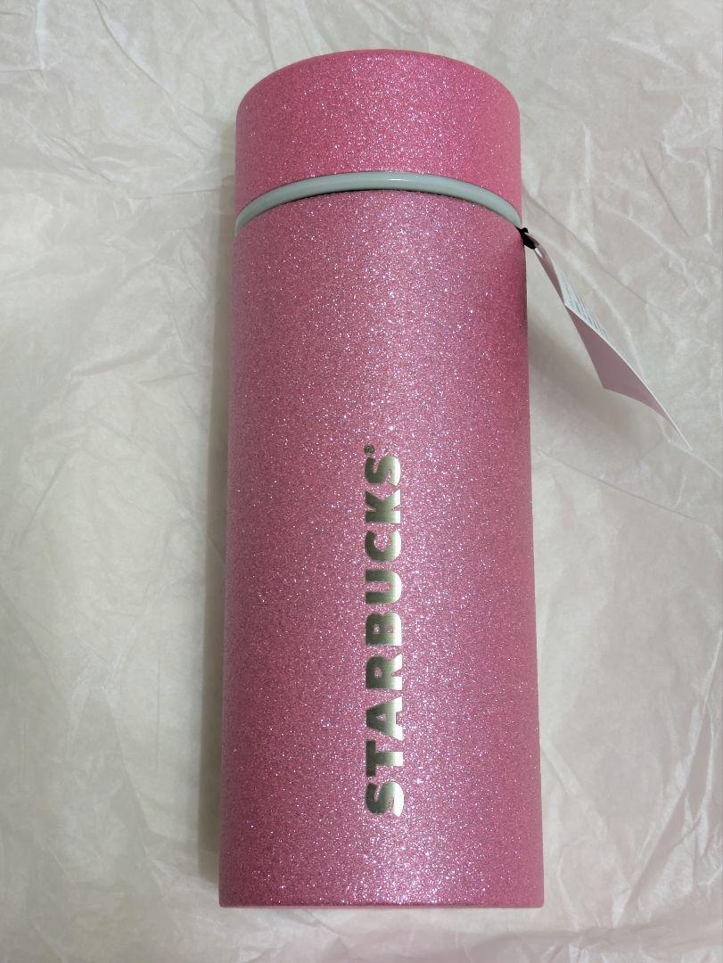 スターバックス ステンレスボトル グリッターピンク 355ml