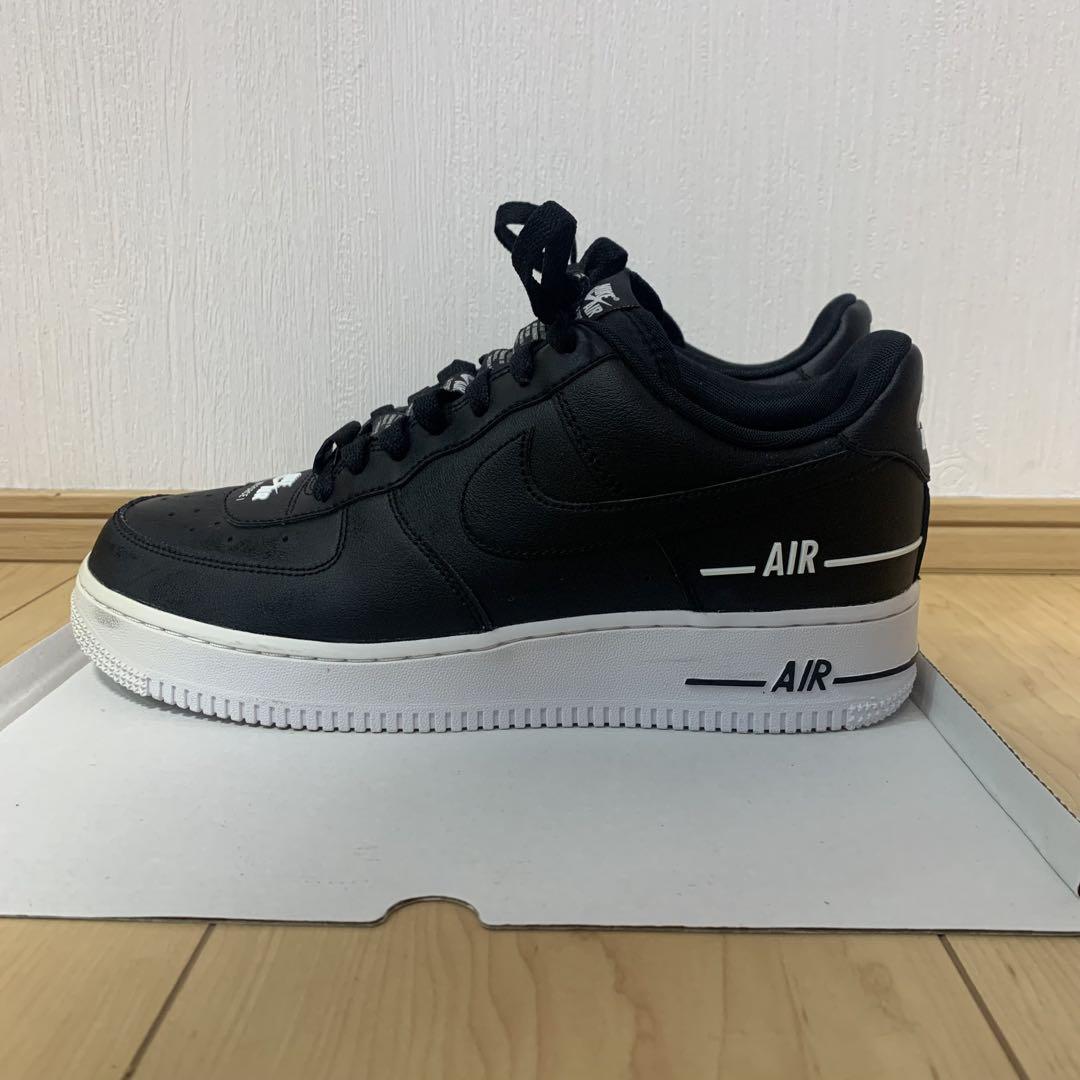 NIKE AIR FORCE1ローカットスニーカーブラックCJ-1379-001