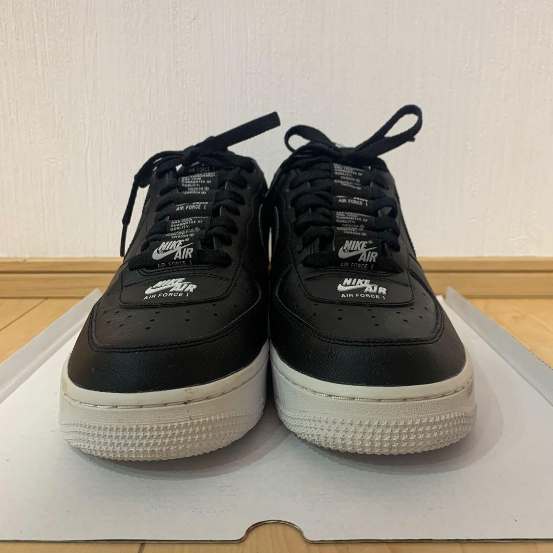 NIKE AIR FORCE1ローカットスニーカーブラックCJ-1379-001