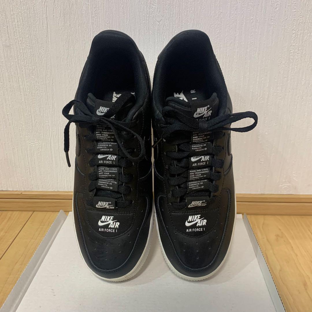 NIKE AIR FORCE1ローカットスニーカーブラックCJ-1379-001