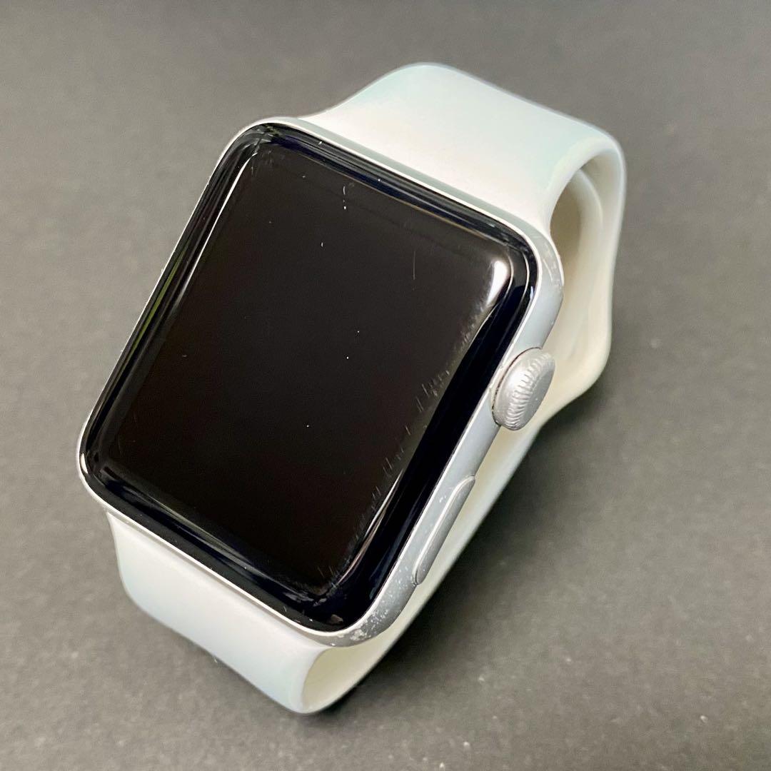 充電器、箱ありApple Watch Series 3 シルバー 42mm