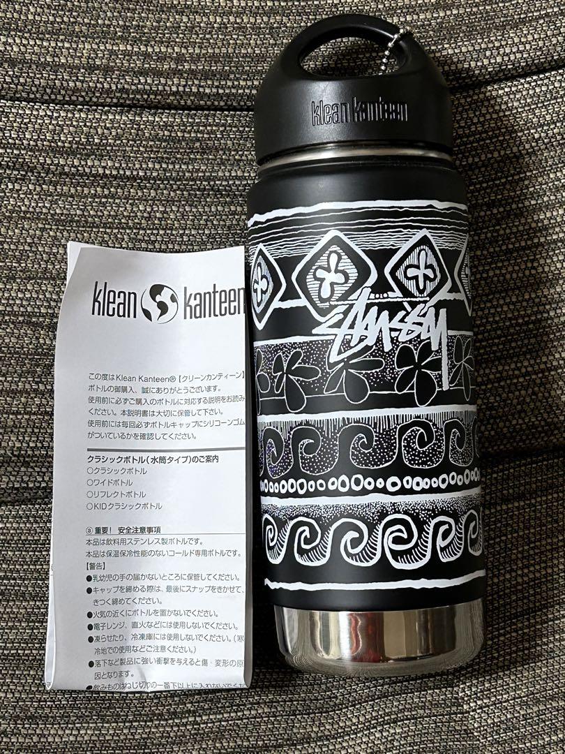 男女兼用 ステューシークリーンカンティーン ボトル ダブルネーム 16oz