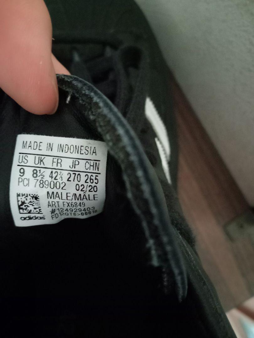 adidas 424 スニーカー 黒