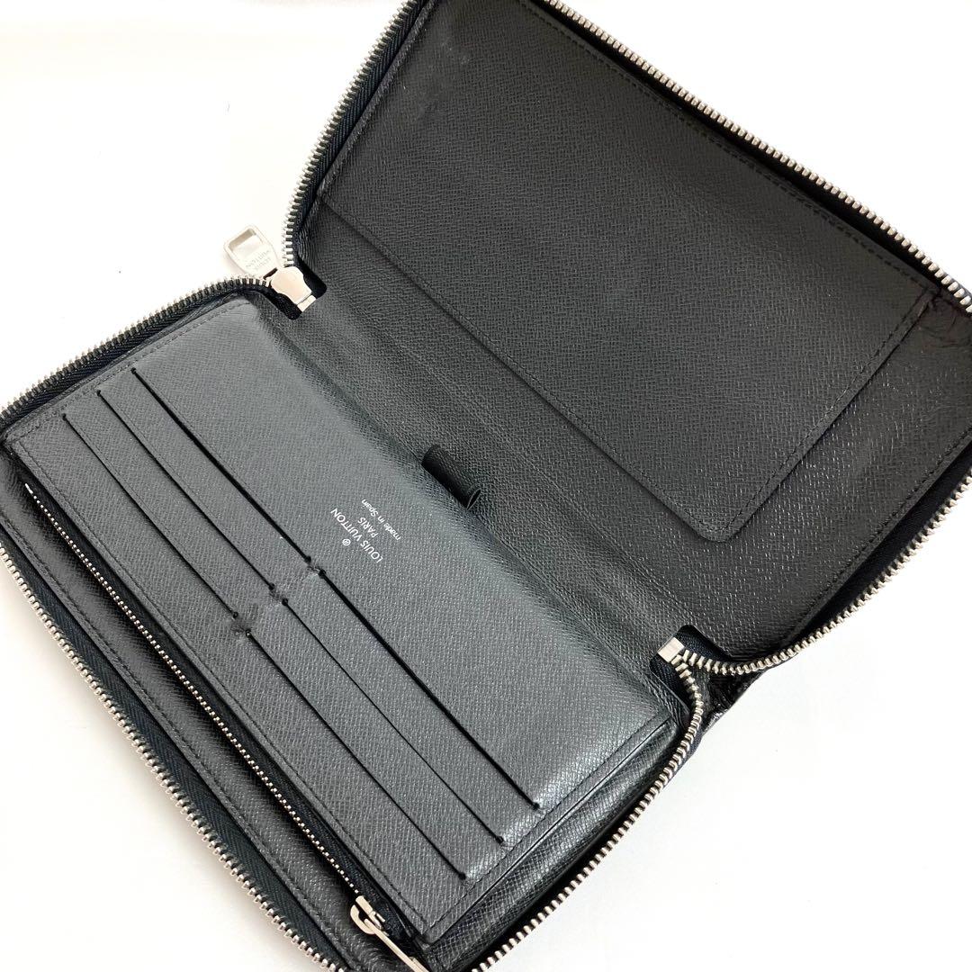 LOUIS VUITTON　タイガ　ジッピーオーガナイザー　ノワール　長財布