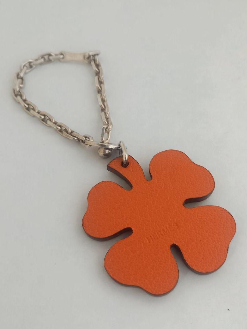 HERMES エルメス クローバー バックチャーム キーホルダー