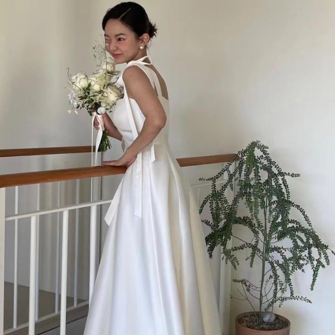 人気＊ウェディングドレス　韓国風　花嫁ドレス　前撮り　フォト　結婚式
