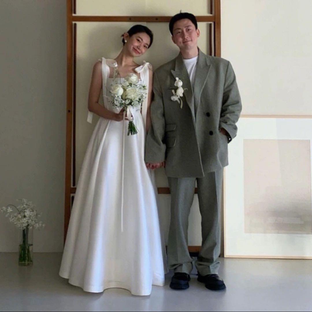 人気＊ウェディングドレス　韓国風　花嫁ドレス　前撮り　フォト　結婚式