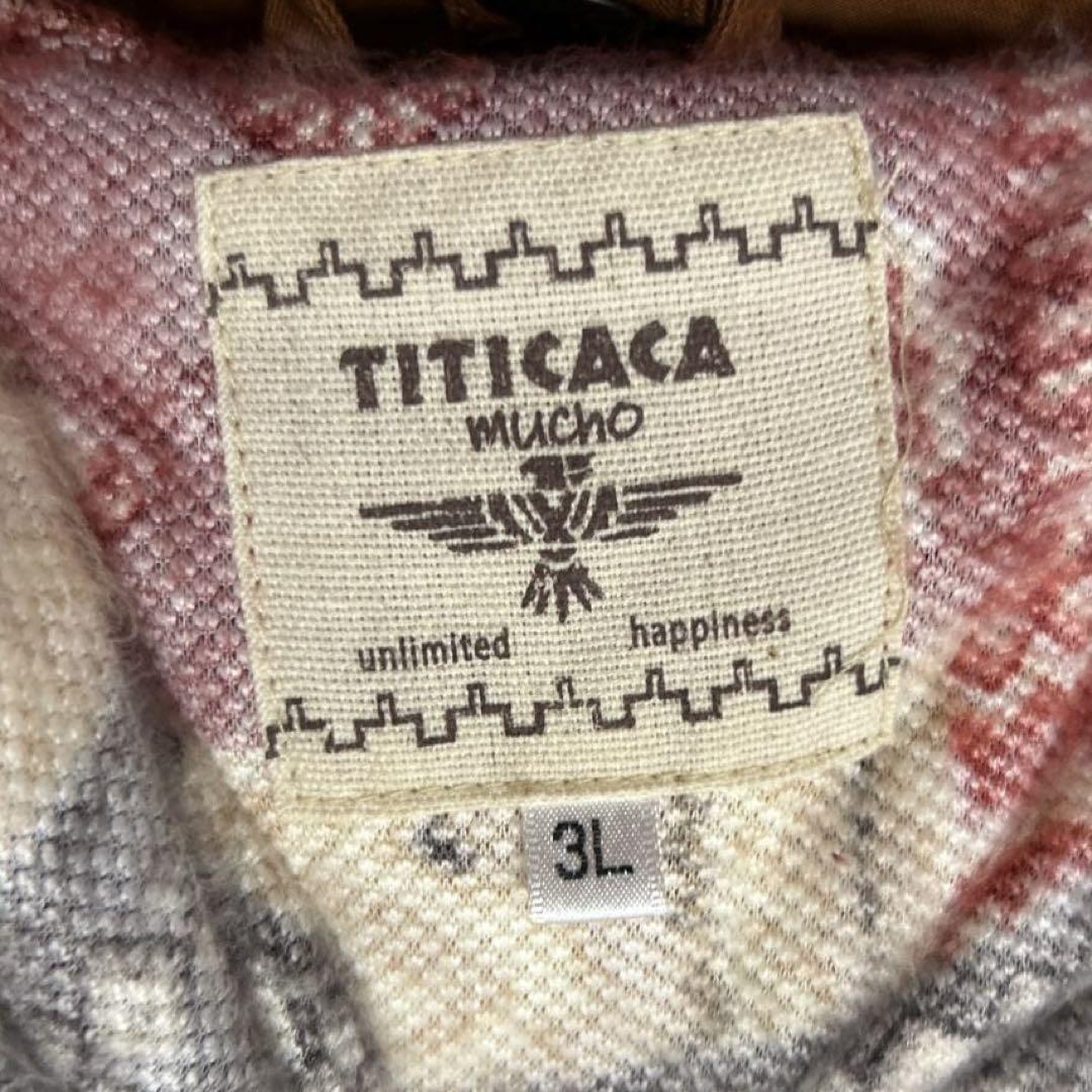 TITICACA チチカカ ムーチョ　15号　3wayモッズコート ブラウン