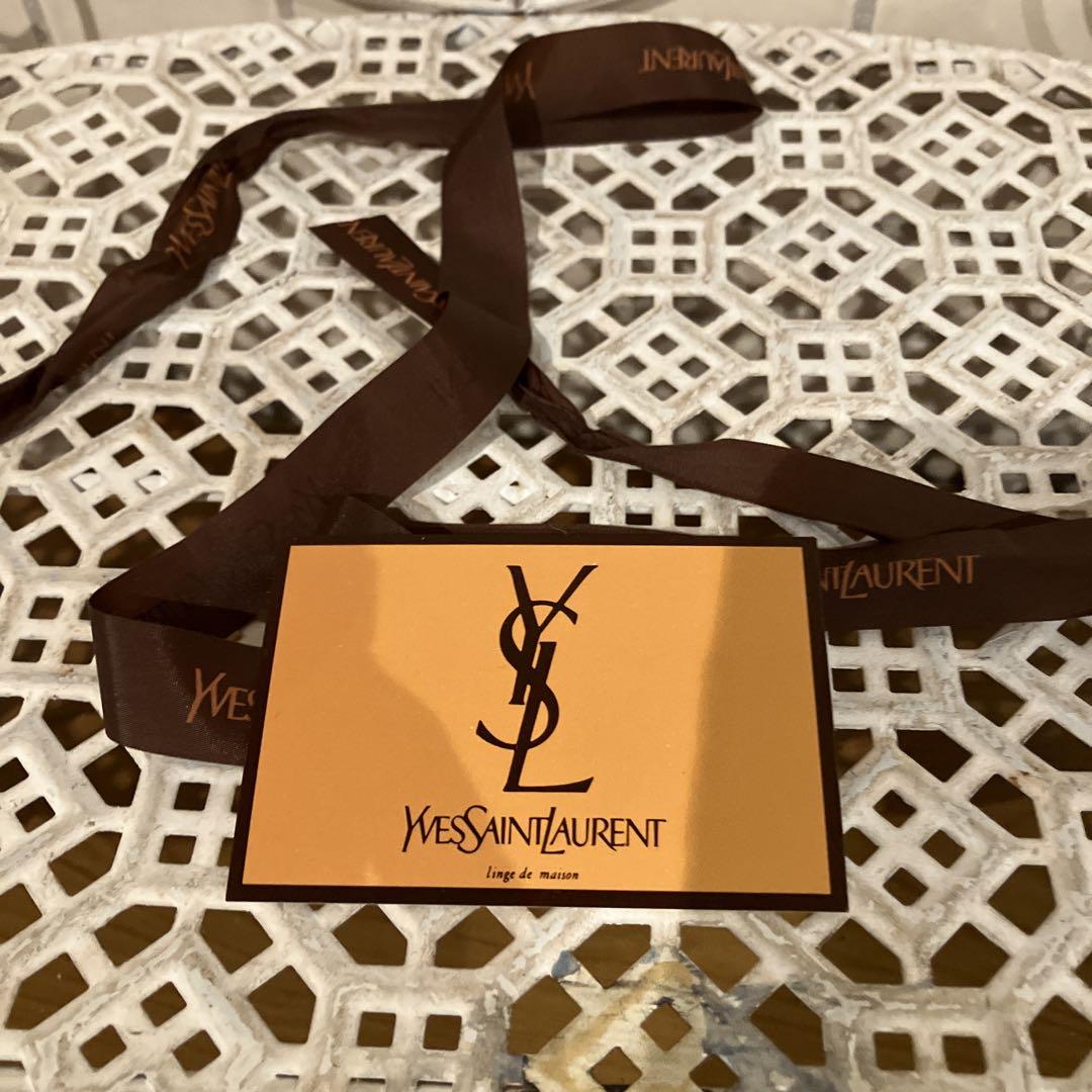 ❤️未使用❤️SAINT LAURENT ウールブランケット・毛布140