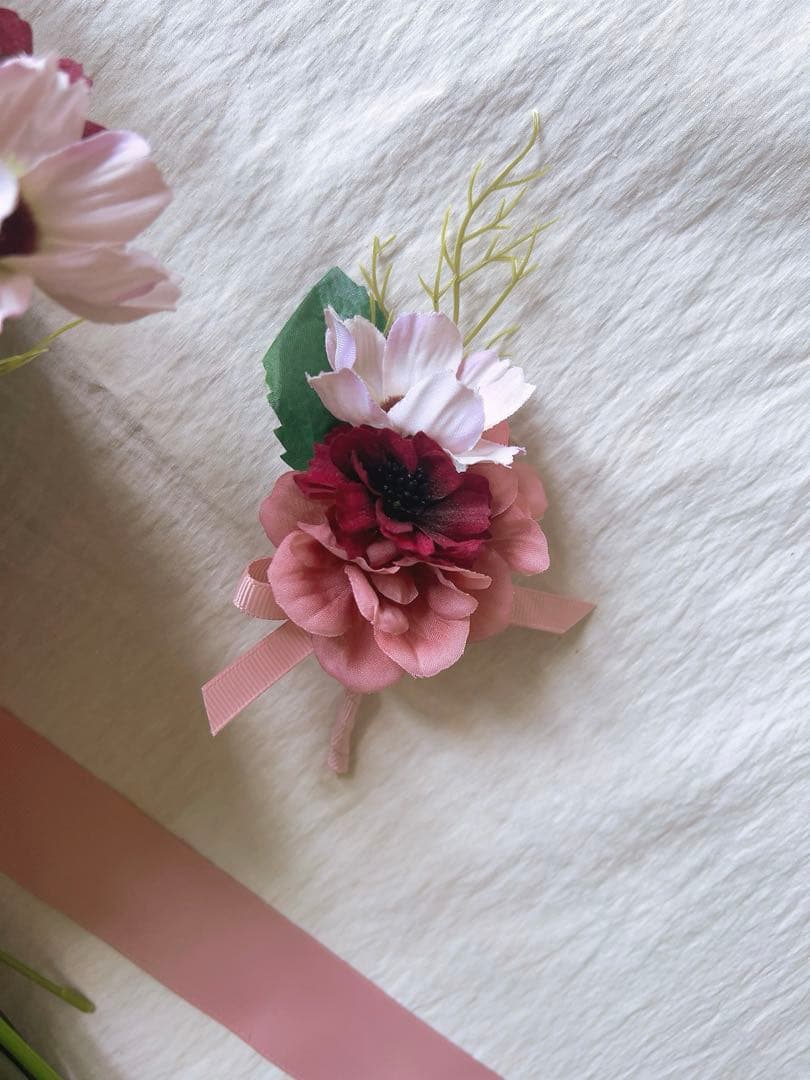 アーティフィシャルフラワーブーケ　前撮り　造花ブーケ　ウエディングブーケ　結婚式