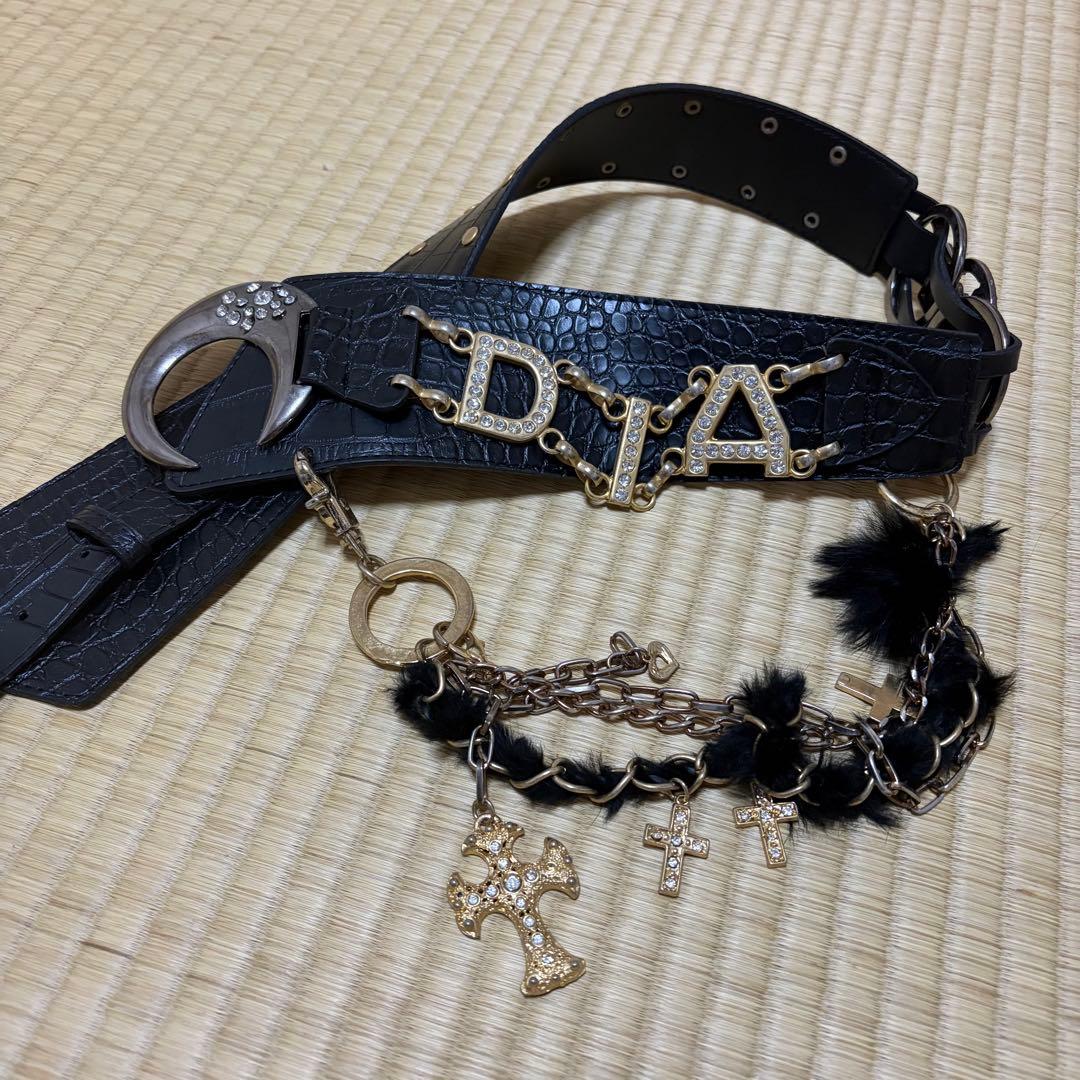 d.i.a ムーンベルト 平成 ギャル ガルラ y2k スキニーリップ マーズ