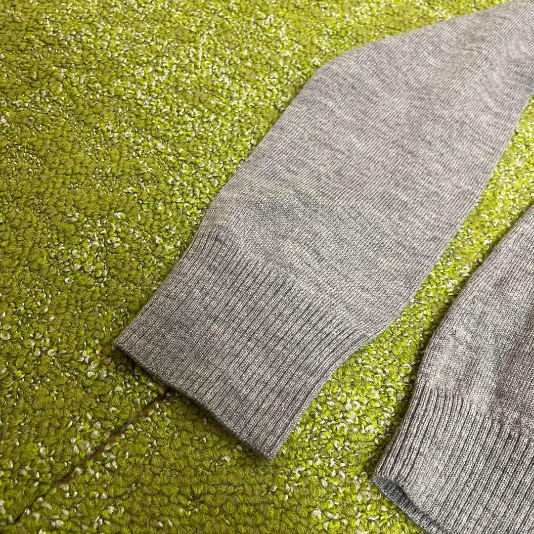 美品 Burberry BLUE LABEL カーディガン グレー クルーネック
