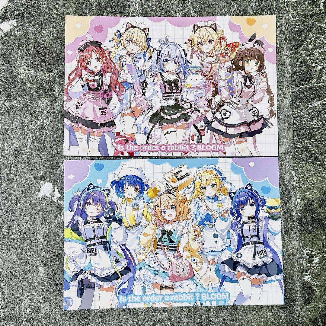 ごちうさ 集合 ポストカード セット 特典 アトレ秋葉原 コンカフェ ご注文はうさぎですか？ アトレ秋葉原 コンカフェ 購入特典