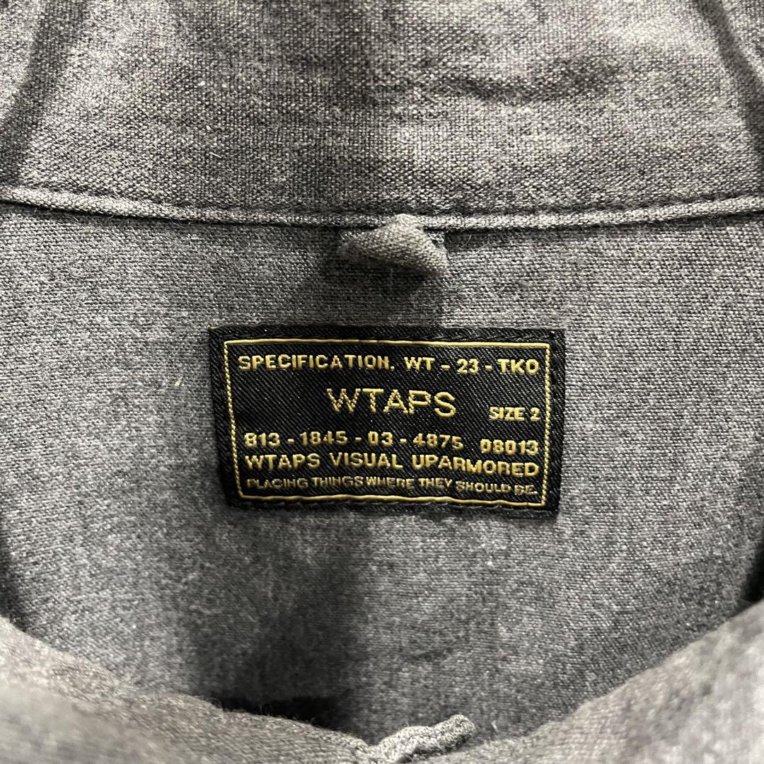 WTAPS ダブルタップス　シャンブレー　ワークシャツ　グレー　Mサイズ