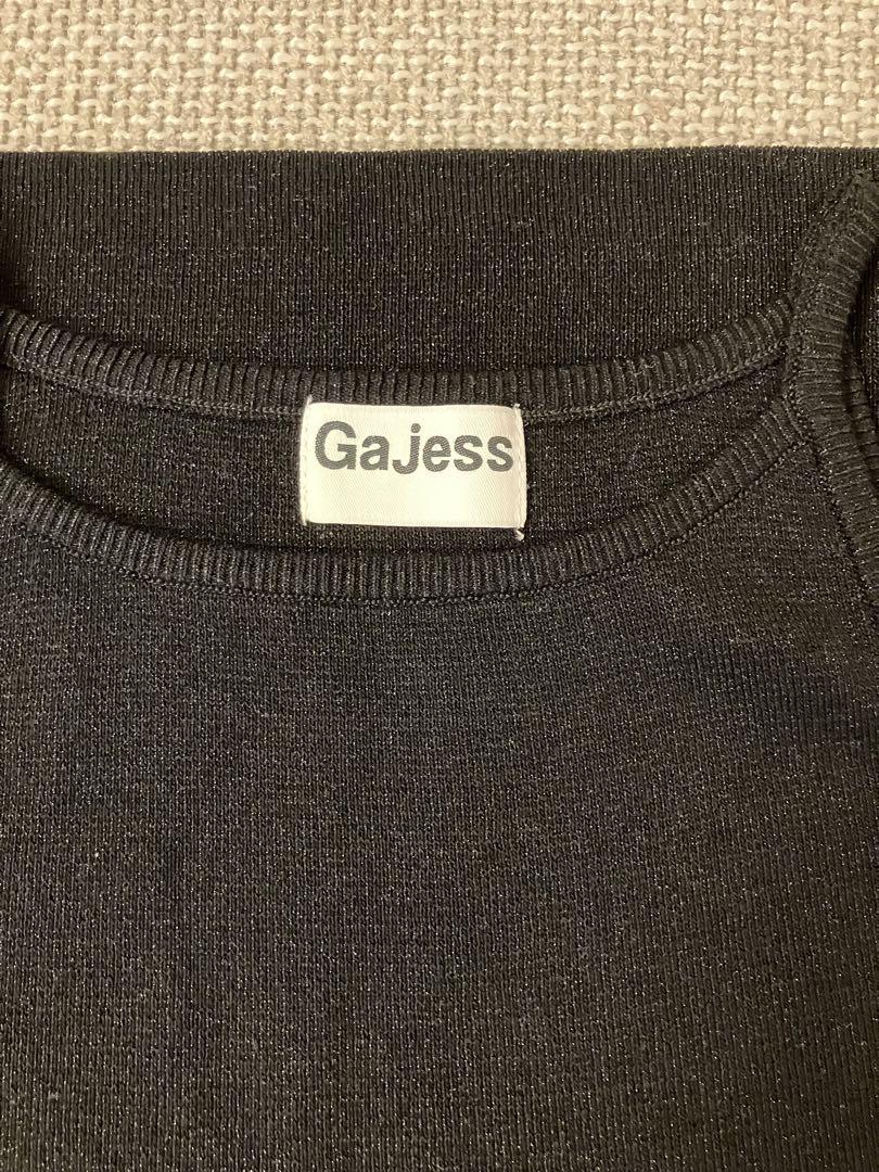 Gajess Glitter Camisole 黒 ブラック