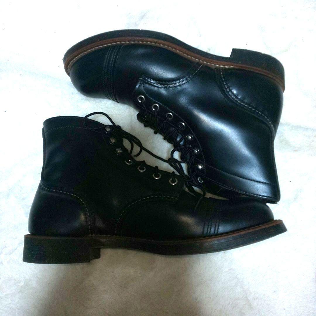 RED WING アイアンレンジ 8080 us7 1/2D ブラック