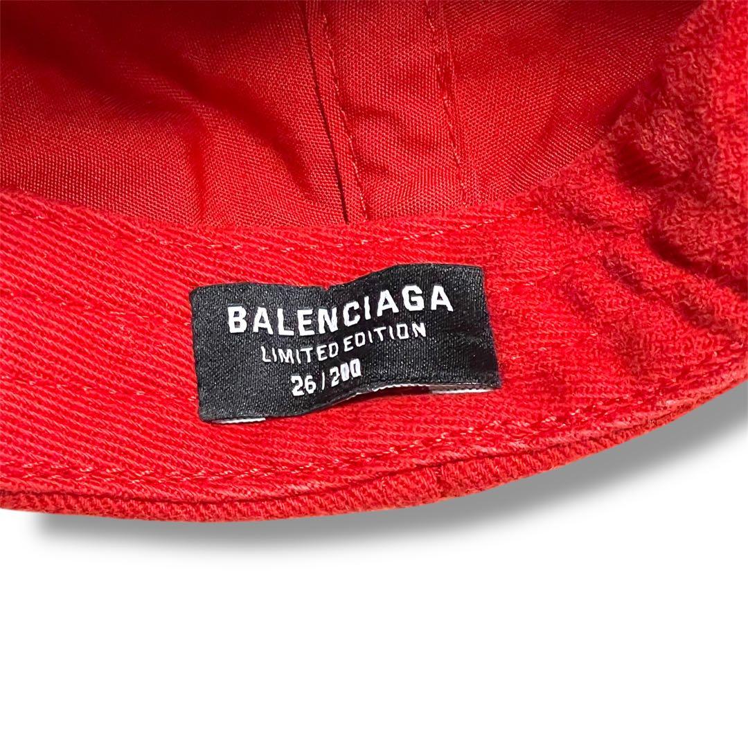 【入手困難】BALENCIAGA FORTNITE キャップ 限定26/200赤 【入手困難】BALENCIAGA FORTNITE キャップ 限定26/200赤