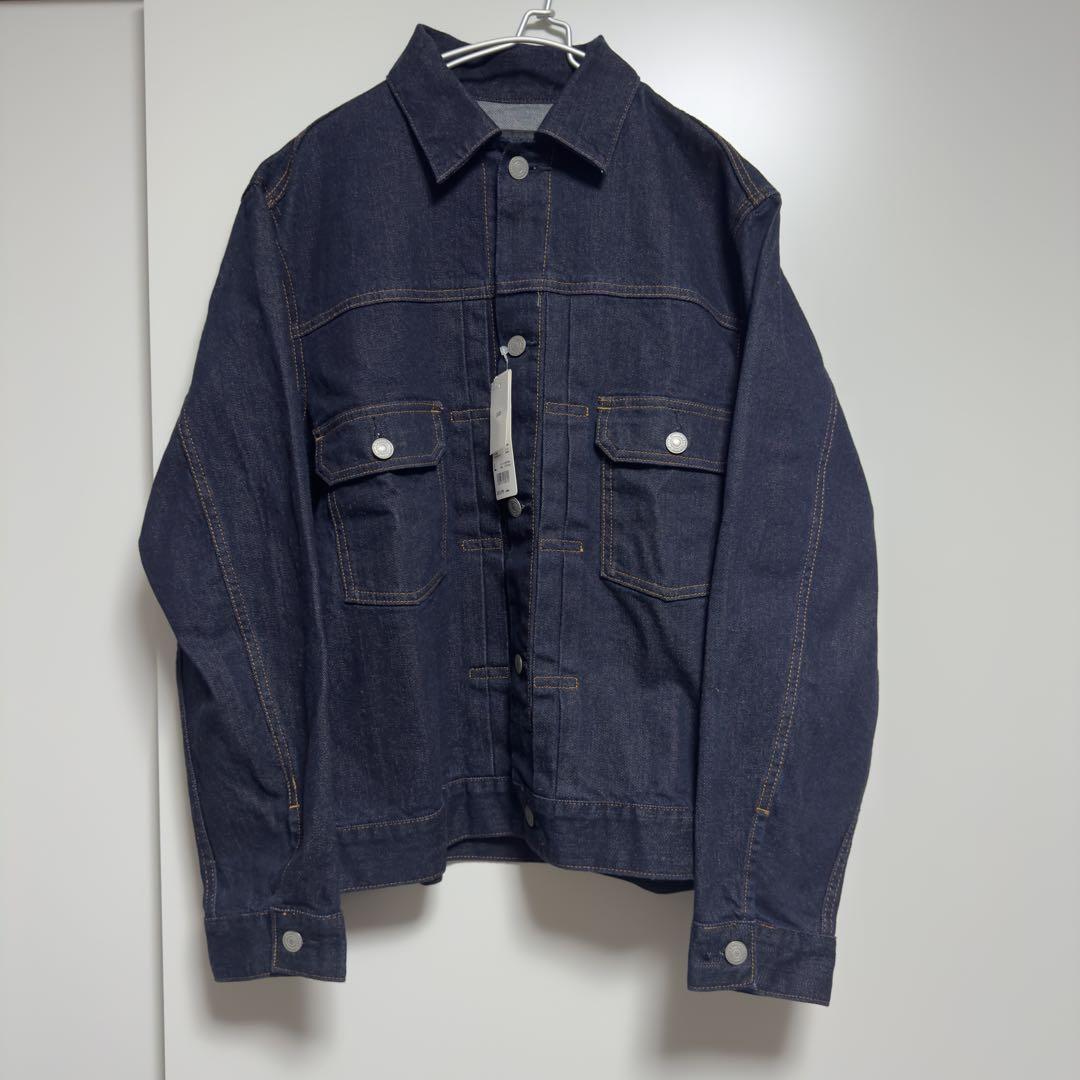 新品 ユニクロ デニムジャケット 2nd 濃紺 Lサイズ