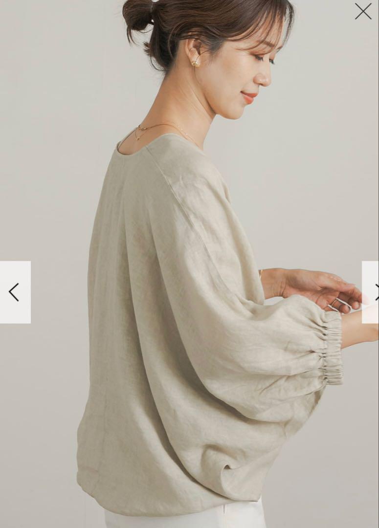 【美品】URBAN RESEARCH リネンドロストドルマンブラウス 【美品】URBAN RESEARCH リネンドロストドルマンブラウス
