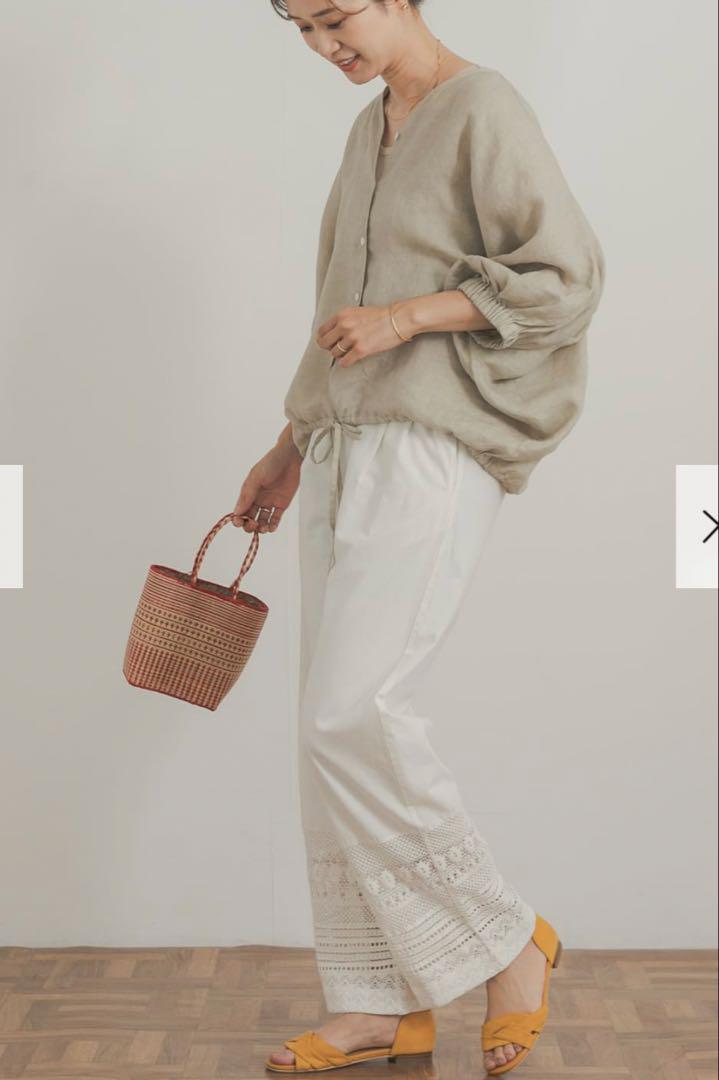 【美品】URBAN RESEARCH リネンドロストドルマンブラウス 【美品】URBAN RESEARCH リネンドロストドルマンブラウス