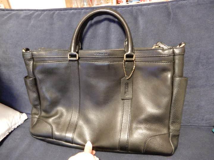 COACHビジネス本革バック
