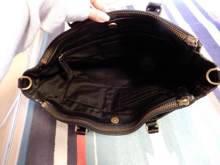 COACHビジネス本革バック