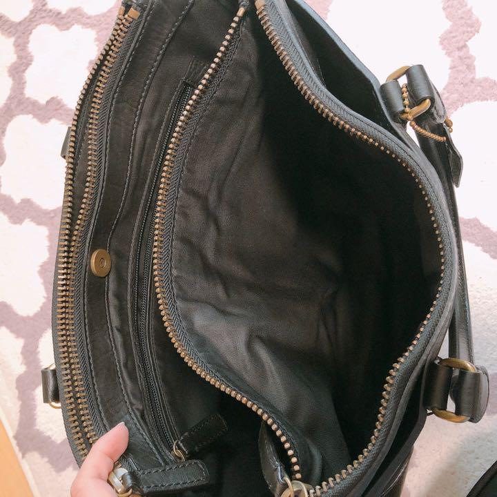COACHビジネス本革バック