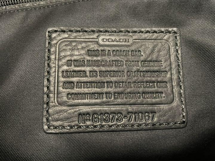COACHビジネス本革バック