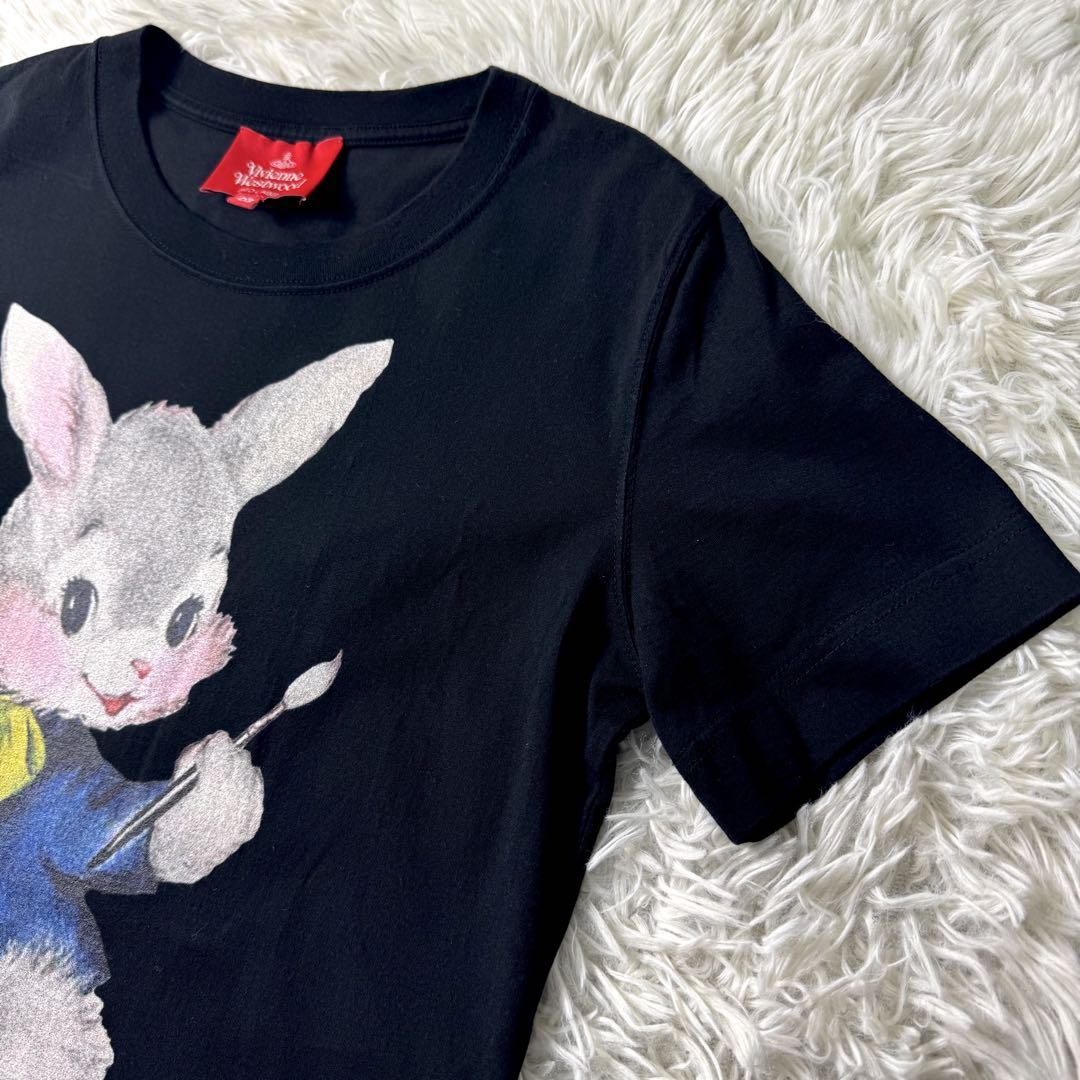 水*ね様 極美品✨ヴィヴィアンウエストウッドレッドレーベル　Tシャツ　ペインティ