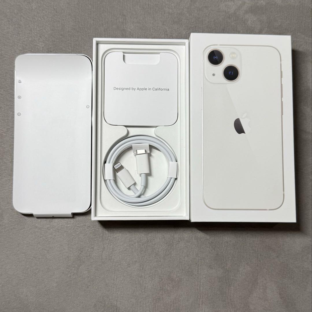 【美品おまけ付】iPhone13mini 128GB スターライト SIMフリー