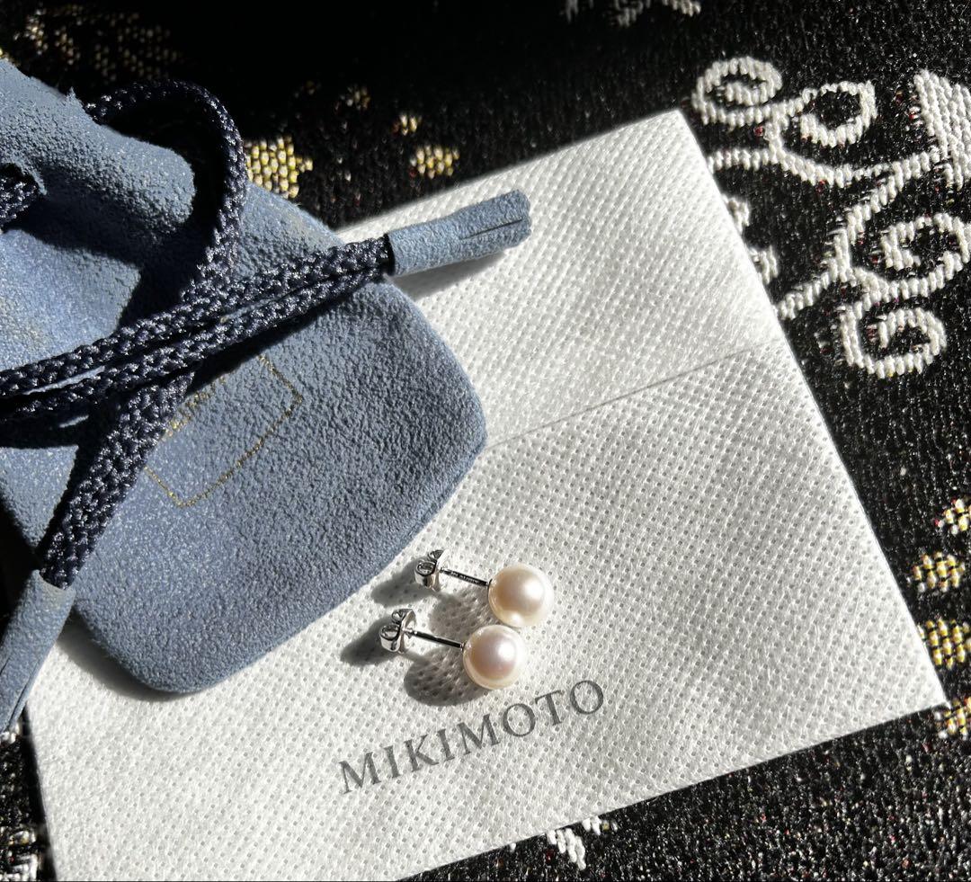 MIKIMOTO ピアス 8 mm