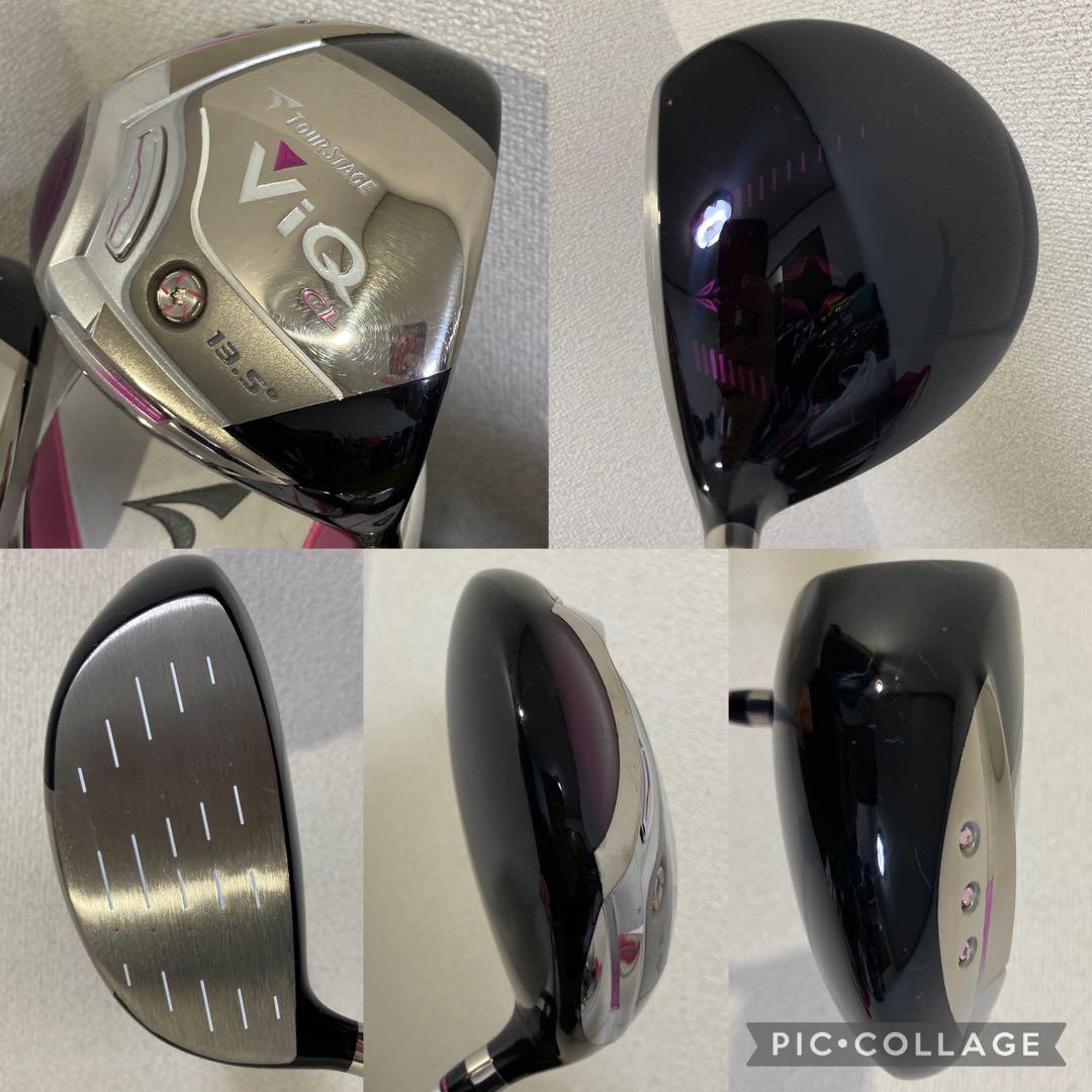 美品 豪華 レディース ブリヂストン ViQ ゴルフクラブ セット バッグ付