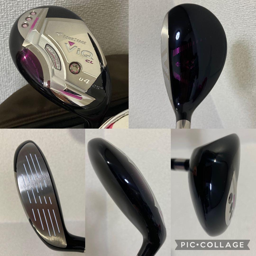 美品 豪華 レディース ブリヂストン ViQ ゴルフクラブ セット バッグ付
