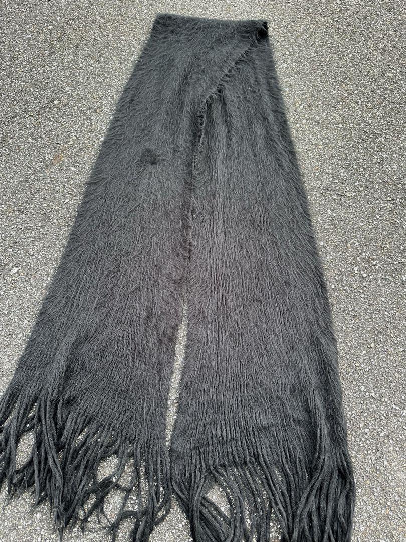 小物 shaggy design long stole