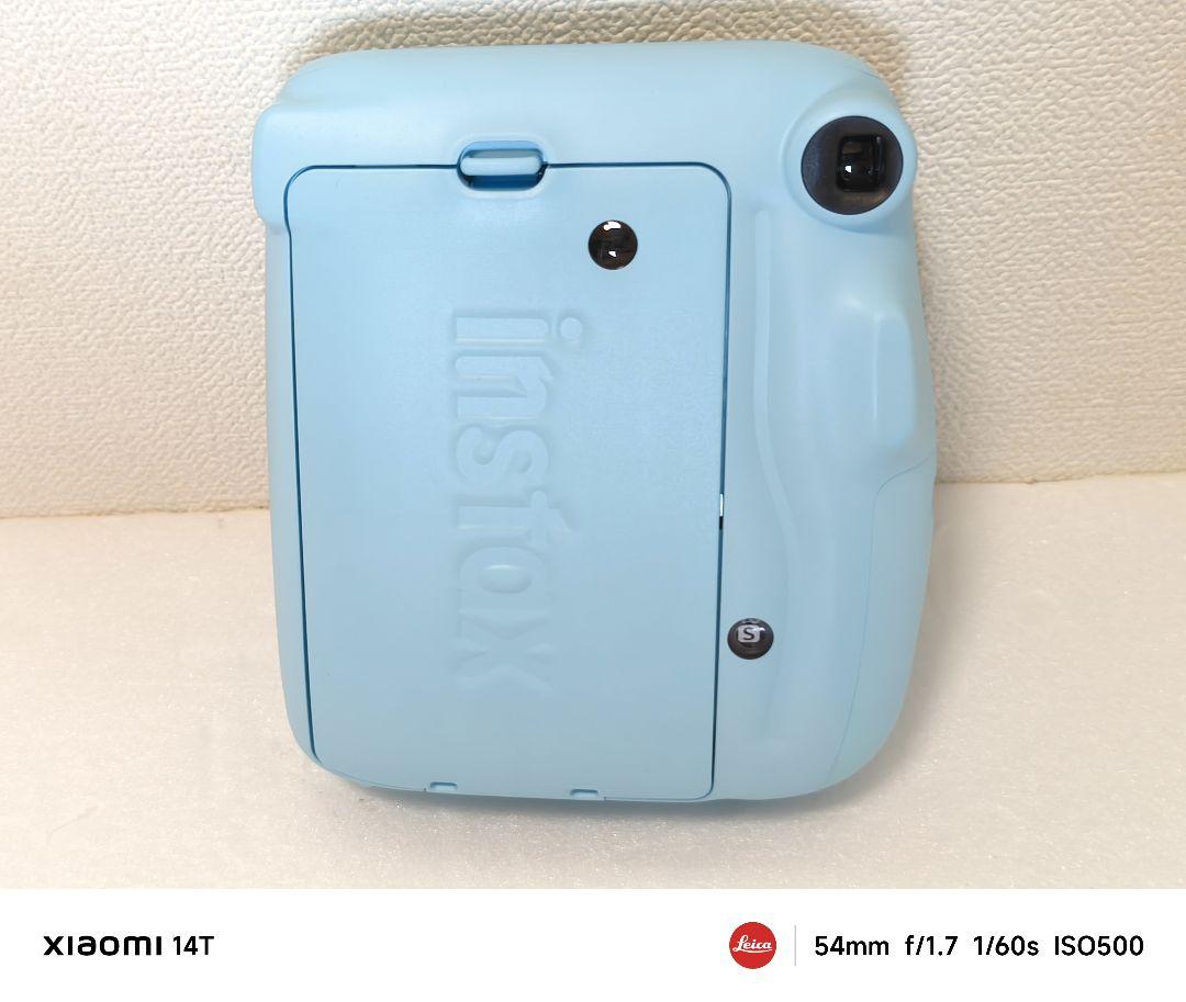 超美品 FUJIFILM instax mini 11 スカイブルー チェキ
