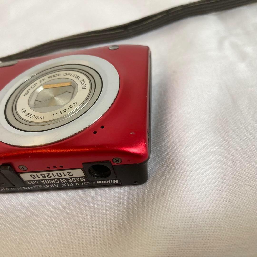 Nikon ニコン COOLPIX A100 レッド コンデジ デジタルカメラ
