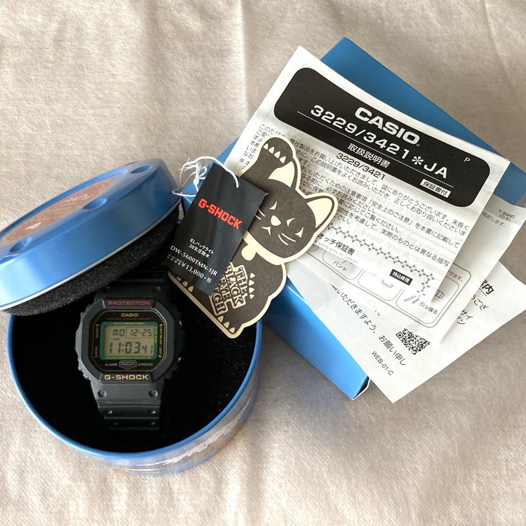 【美品】 G-SHOCK DW-5600TMN マネキネコ 付属品完備 CASIO G-SHOCK] DW-5600TMN-1JR マネキネコ