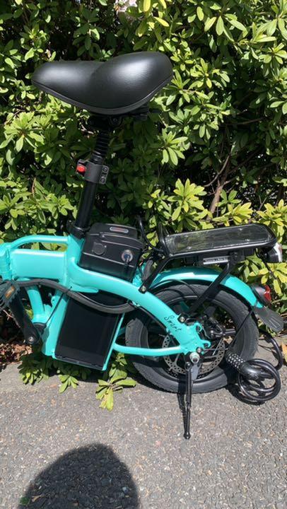 フル電動自転車 折り畳み48V版 大容量リチウムイオン電池 12AH