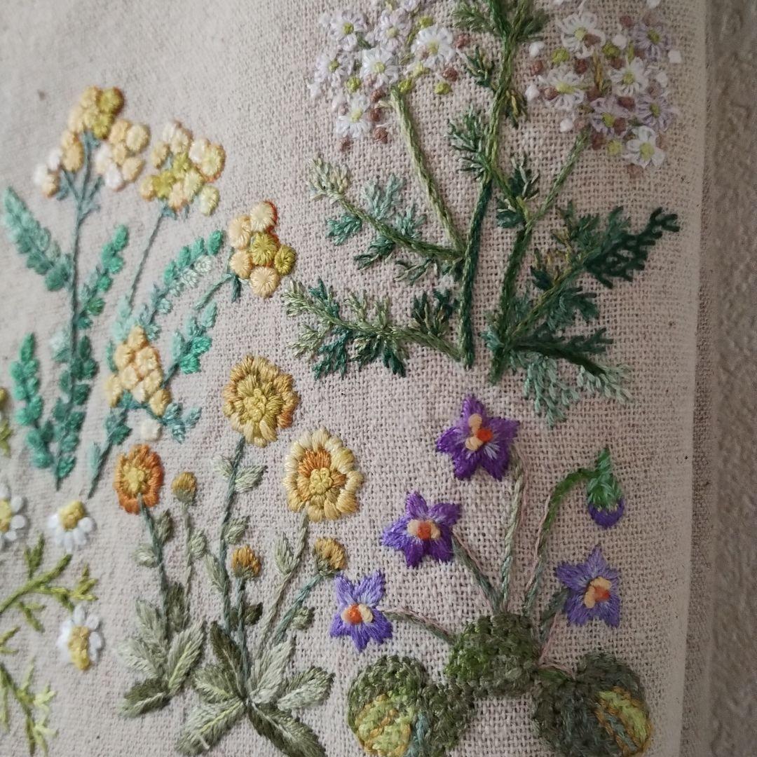 ハンドメイド 刺繍 ハ― ブガ― デンのト― トバック