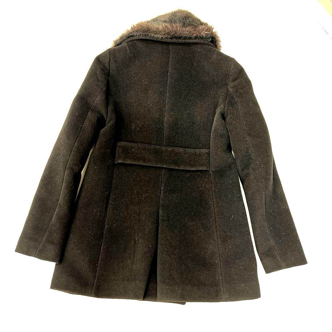 美品【ヴィヴィアンタム】チャイナコート　スタンドカラー　裏総柄　アンゴラ　グレー 美品【ヴィヴィアンタム】チャイナコート スタンドカラー 裏総柄