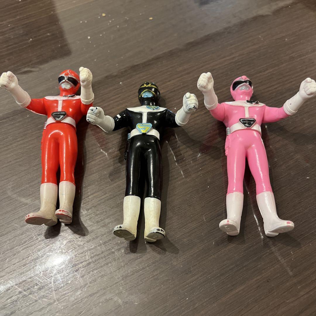 大戦隊 ゴーグルファイブ スーパー戦隊 3体セット ポピー レトロ