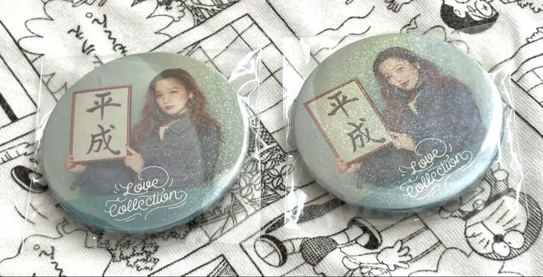 新品　西野カナ　缶バッジ　平成　ミント　２個さセット　シークレット