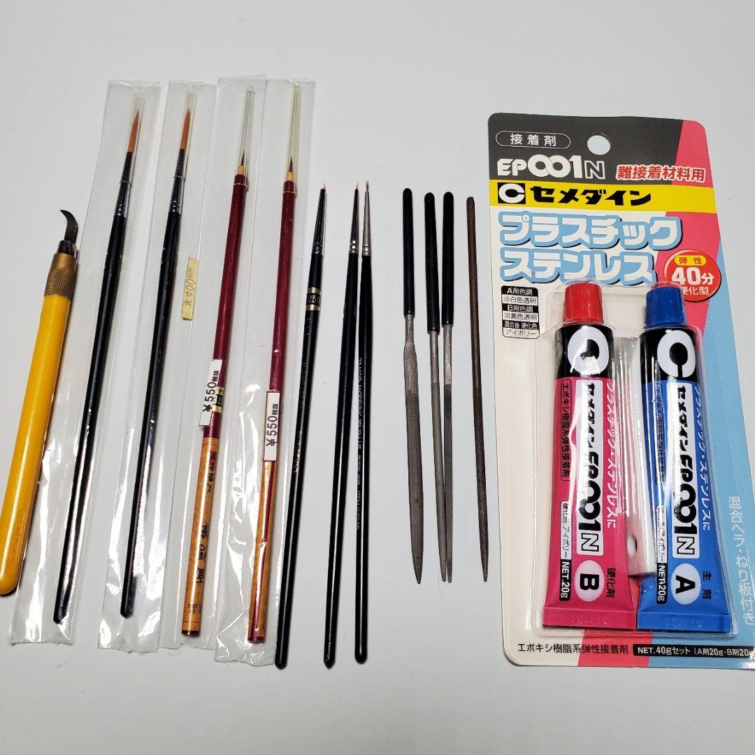 模型製作用品　タミヤ　オルファ　クレオス　スジボリ堂　他　ジャンク 模型製作用品 まとめ売り タミヤ オルファ クレオス スジボリ堂